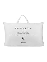 Laura Ashley White Natural Wool Pillow